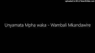 Unyamata Mpha waka - Wambali Mkandawire