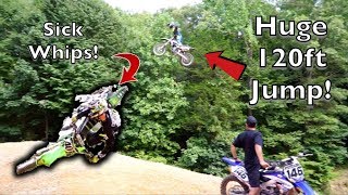 INSANE DIRT BIKE PLAYGROUND WITH MASSIVE JUMPS!!