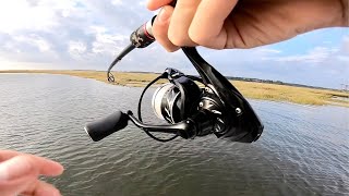 Fishing Flooded Grass for Redfish on the Half Shell (Catch and Cook)