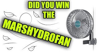 did you win the MARSHYDROFAN ?