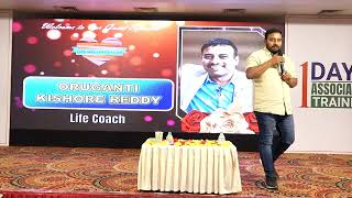 Kishore Reddy Oruganti, Life Coach training over 500 plus audience on Life skills & Personality.