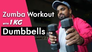 New Zumba dance  1 KG Dumbbells video Lose belly fat exercise