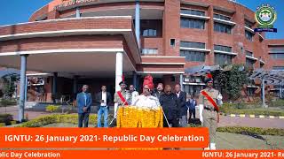 IGNTU: 26 January 2021- Republic Day Celebration