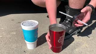 Filling my 7-Eleven Big Gulp Cup!