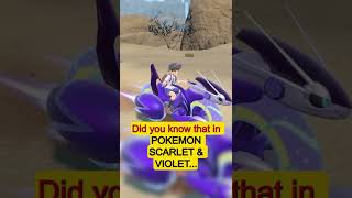 Did you know that in POKEMON SCARLET AND VIOLET...