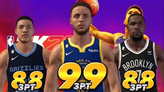 3 POINTER with EVERY TEAM’S Best 3 POINT SHOOTER! in NBA2K23 ARCADE EDITION🔥 | ABE Gaming