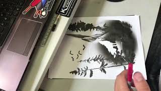 Aquarius tattoo | Forest wolf | time-lapse