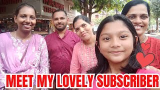 Meet My Lovely Subscribe 🥰| Pernem To Vasco Travel 🏍️| Shevpuri Party WITH FAMILY 😍|#konkanivideos