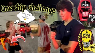 2021 PAGUI 🔥 ONE CHIP CHALLENGE |HE NEEDS TO BE RUSHED TO THE HOSPITAL 😳 | KROCK’SOfficial