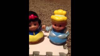 Playing with Toys Disney Snow White and Cinderella Holding Hands