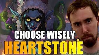 Asmongold Reacts To HEARTSTONE Trailer "Choose Wisely…"