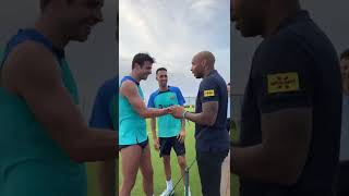 Henry met barcelona player(#pique,#busquets-#memphis and many more)via=barcelona