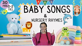 Baby Songs & Nursery Rhymes - Five Little Fishes, ABC Song, Five Little Monkeys & More Kids Songs