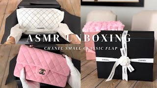 ASMR UNBOXING | CHANEL PINK Small Classic Flap Bag Gold Hardware