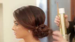 Braided Side Chignon - Julianne Kaye