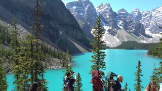 Quel est le plus beau des 2 lacs? Lac Moraine ou lac Louise?