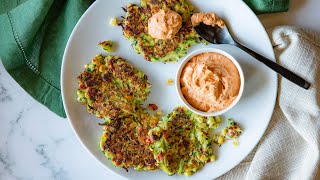 Sun Dried Tomato Zucchini Pancakes