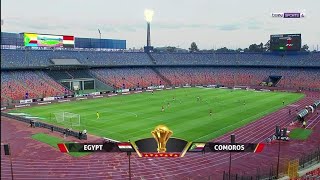 ملخص أهداف مباراة مصر وجزر القمر اليوم 4-0 رباعية قوية وثنائية صلاح.كأس أمم أفريقيا