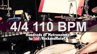 🔴 110 BPM Pop Percusion Metronome