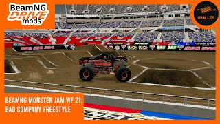 BeamNG Monster Jam WF 21: Bad Company Freestyle