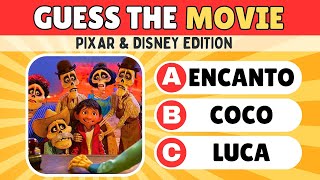 GUESS DISNEY PIXAR MOVIE NAME QUIZ | GUESS MOVIE CHALLENGE