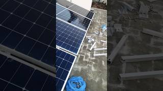 7plates 580 watt solar system #vlog #electrician #solarenergy #electrical #greenenergy #solarplant