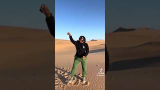 blinnnnk dancing Tiya mfana in the Namib desert |#subscribe #namibia #blink #shorts