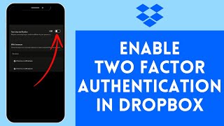 How to Enable Two-Factor Authentication (2FA) in Dropbox (2024) | Dropbox Tutorial