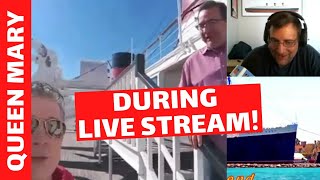 During The Interview! What Happened? RMS Queen Mary Update