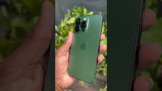 iPhone 13 Pro Green colour...Hand experience...//#shorts //#mobile //#iphone