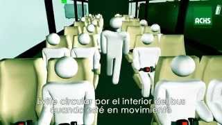 Uso del cinturón de seguridad en buses interurbanos