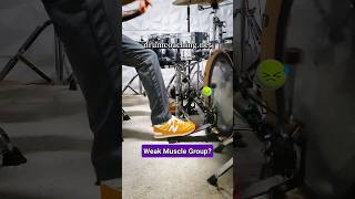 How to avoid shin pain while double bass drumming #shorts