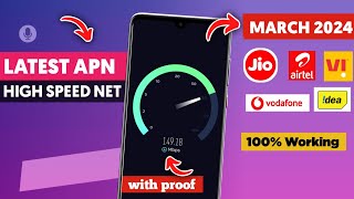 March 2024 New APN Settings | Jio Slow Internet Problem | Jio APN | Airtel APN | Vi APN Setting