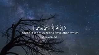 وَٱلنَّجْمِ إِذَا هَوَىٰ مَا ضَلَّ صَاحِبُكُمْ وَمَا غَوَىٰ