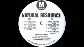 Natural Resource - I Love This World (1997 / Boom Bap / Hip Hop / Ep)