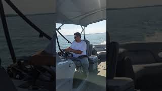 testing out new boat