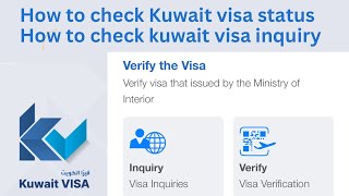 kuwait visa check original or fake