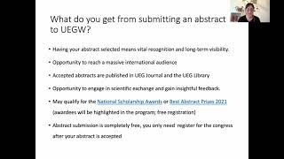 Why should you submit your abstract to UEG Week?