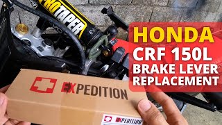 Brake and Clutch Levers Upgrade for Honda CRF 150L - Expedition Unboxing & Installation