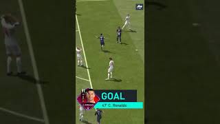 Cristiano Ronaldo from half of the field 🚀💥🎮⚽ #cr7 #messi #ronaldo #goals #fifa #video #mobilegames