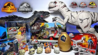 Opening Lots of NEW Jurassic World Playsets! Indoraptor, Atrociraptor, Spinosaurus, Indominus Rex