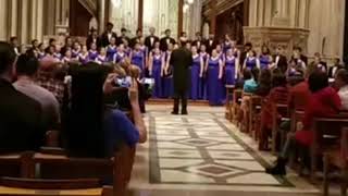 Cane Bay choir performs at Washington National Cathedral