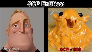 Mr Incredible Becoming Uncanny (SCPs)