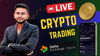 Live crypto trading  | Live trading in Bitcoin | 9th April Live trading | Delta Exchange India