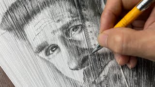 How To Draw With A Ruler - Drawing Messi