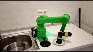 Household Robots for Washing Dishes in the Kitchen (2021)