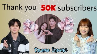 Thank you 50k Subscribers🙏🏻🥳❤‍🔥|| Details - In description 🤩|| #ownedit #cdrama #kdrama