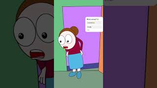 Most horrifying surprise ever -2 😆 (Animation meme) #shorts #animaition #funny @avenuanimations 💟