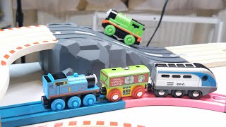 Wooden Railway level crossing crash Train Collection KidKraft Brio and Imaginarium  Toy Trains