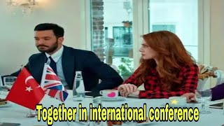 Baris Arduc and Elcin Sangu attend together international conference for turkey | YMS Creation